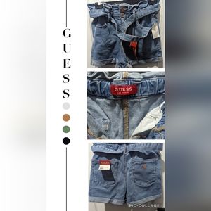 Guess Kady Paperbag High Waisted Shorts